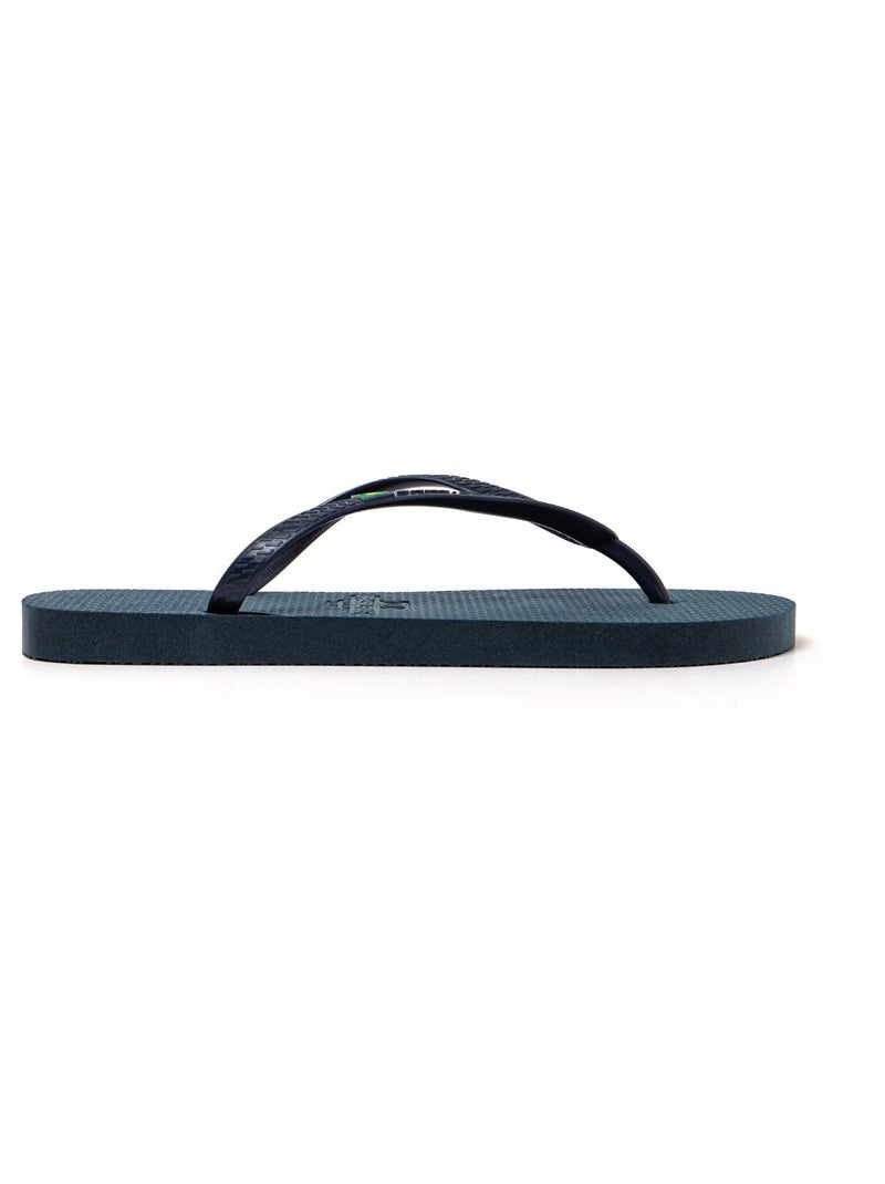 Chanclas playa mujer Brasileras suela goma reciclada Azul marino - Kiabi