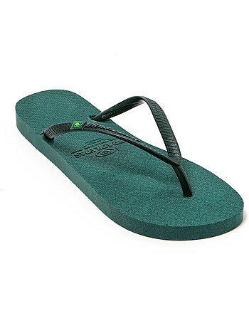 Chanclas playa mujer Brasileras suela goma reciclada