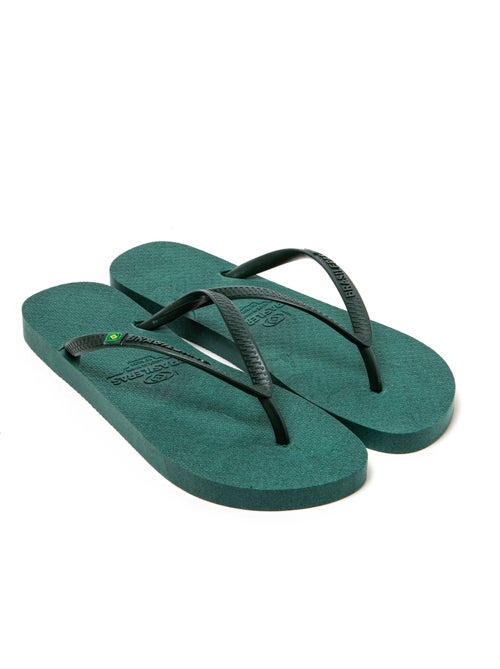 Chanclas playa mujer Brasileras suela goma reciclada - Kiabi Chanclas playa mujer Brasileras suela goma reciclada - Kiabi