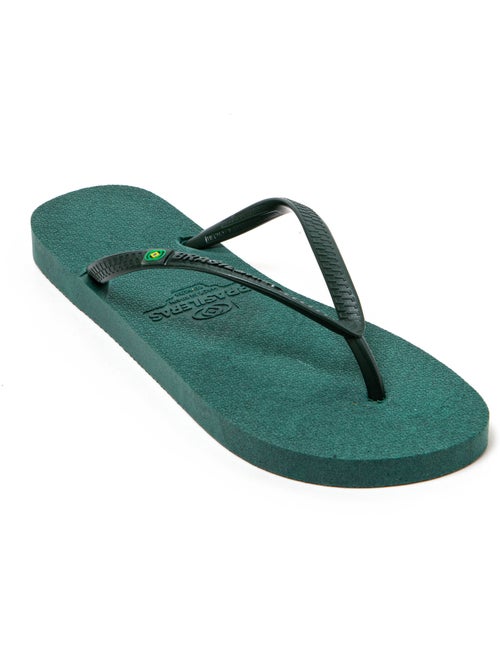 Chanclas playa mujer Brasileras suela goma reciclada - Kiabi Chanclas playa mujer Brasileras suela goma reciclada - Kiabi