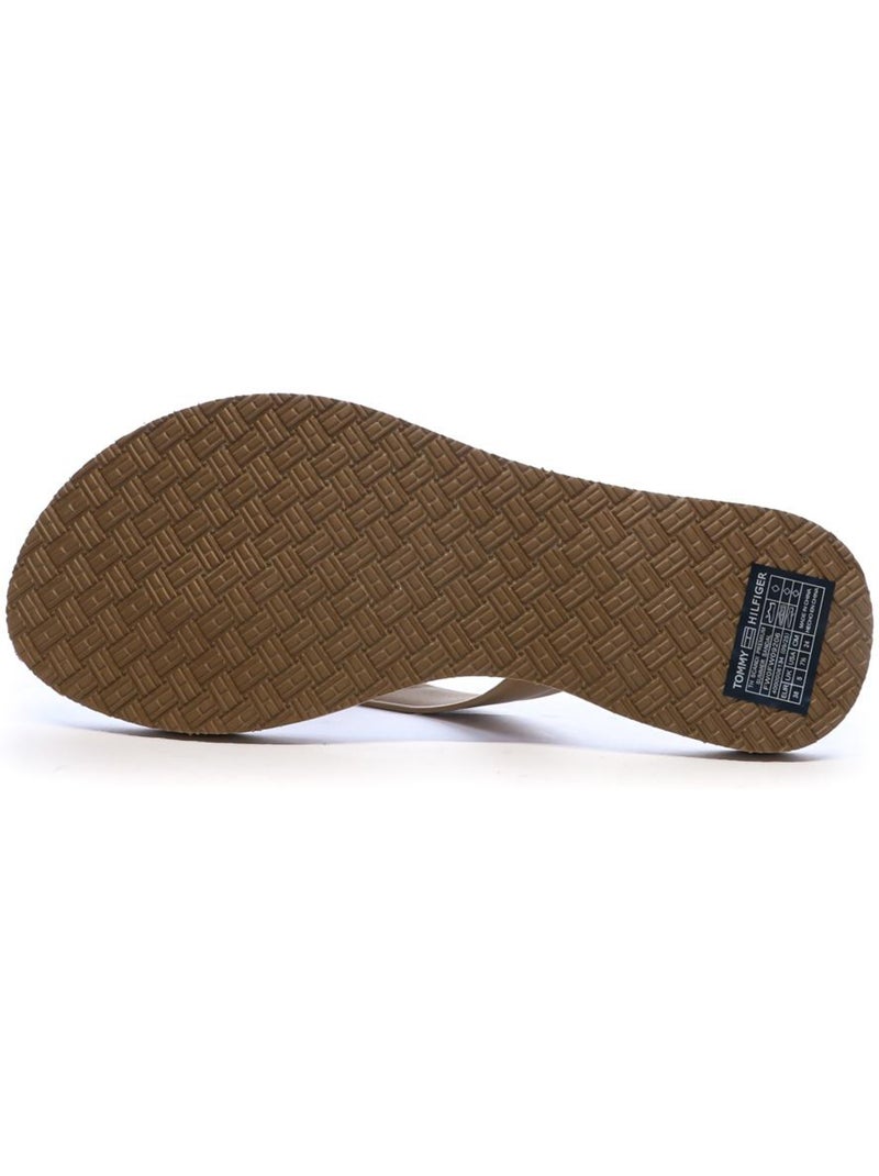 Chanclas premium tommy hilfiger para mujer Beige - Kiabi