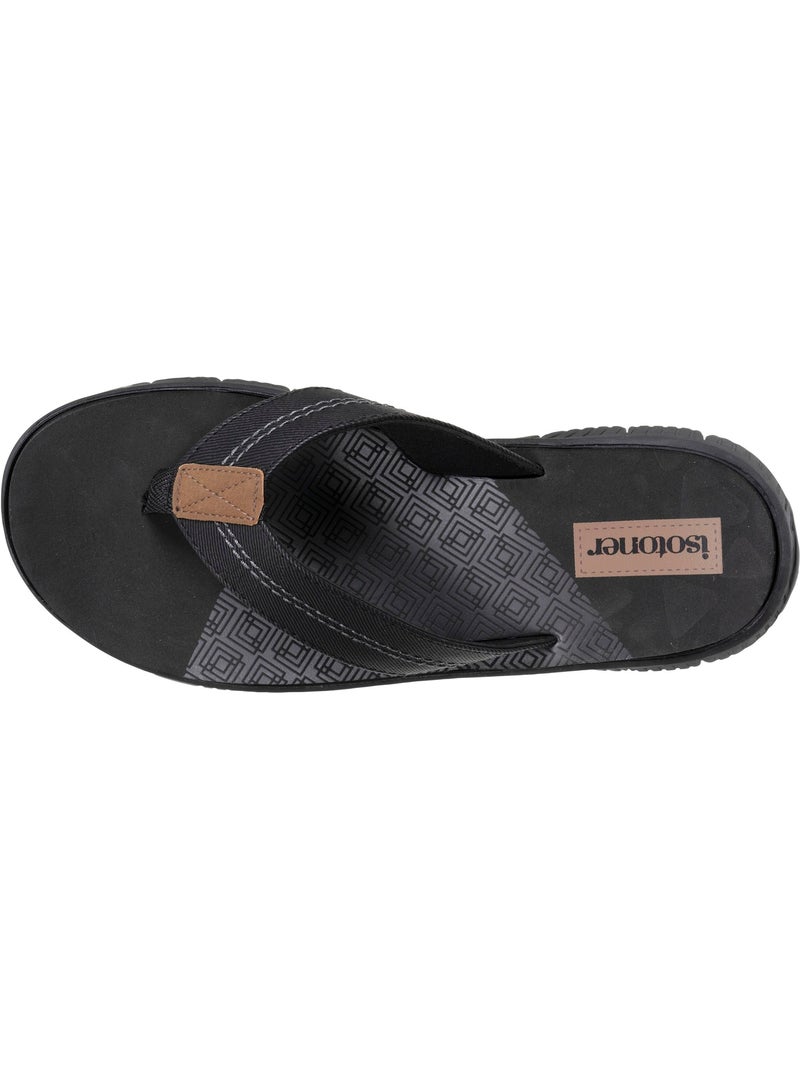 Chanclas Sandalias de playa de verano, ligeras y cómodas suelas de EVA  Isotoner Negro Gris - Kiabi