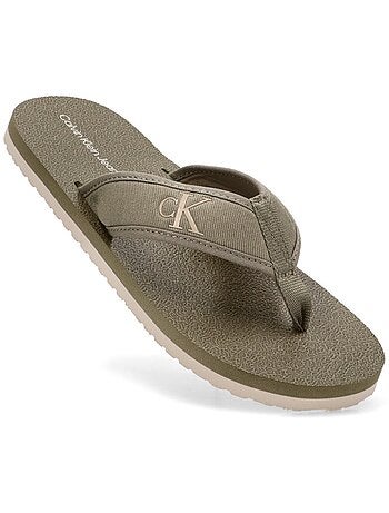 Chanclas Sandalias Playa Dedo Hombre Suela Plana - Calvin Klein