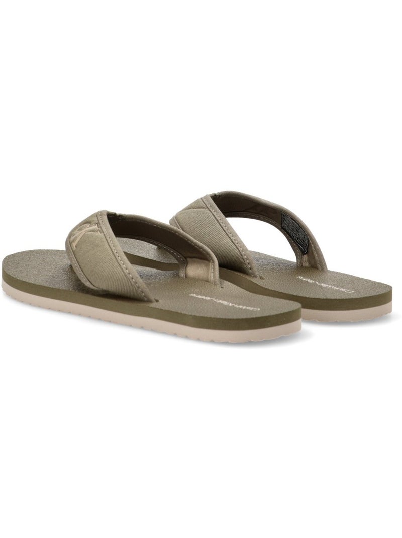 Chanclas Sandalias Playa Dedo Hombre Suela Plana - Calvin Klein Beige - Kiabi