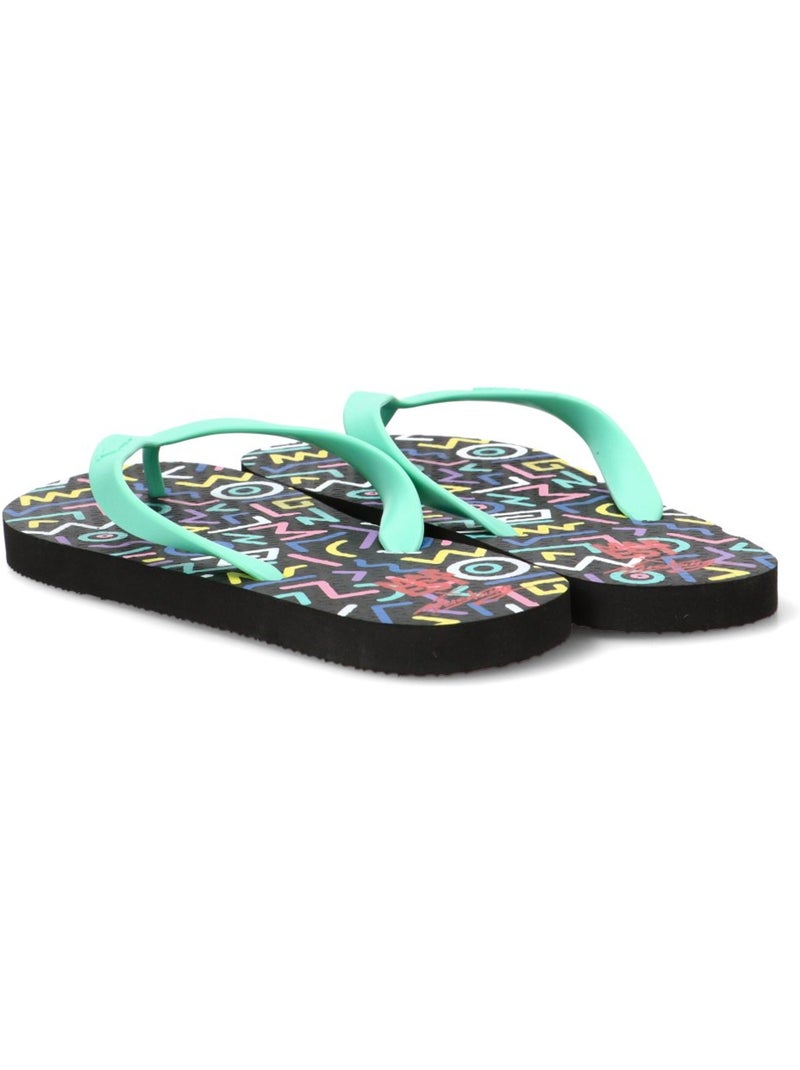 Chanclas Sandalias Playa Dedo Hombre Suela Plana - Mustang Verde - Kiabi