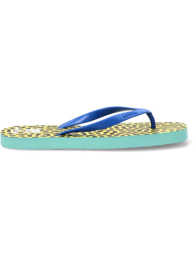 Chanclas Sandalias Playa Dedo Mujer Suela Plana - Mustang Amarillo - Kiabi