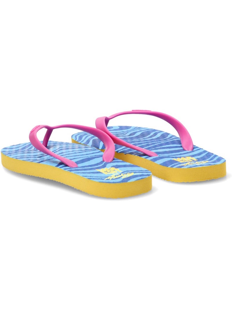 Chanclas Sandalias Playa Dedo Mujer Suela Plana - Mustang Azul - Kiabi