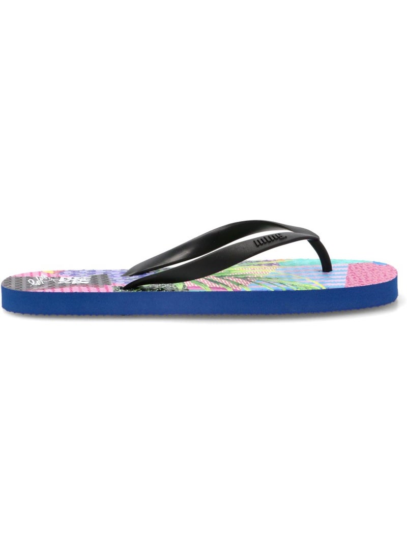 Chanclas Sandalias Playa Dedo Mujer Suela Plana - Mustang Negro - Kiabi