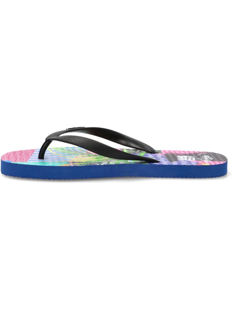 Chanclas Sandalias Playa Dedo Mujer Suela Plana - Mustang Negro - Kiabi