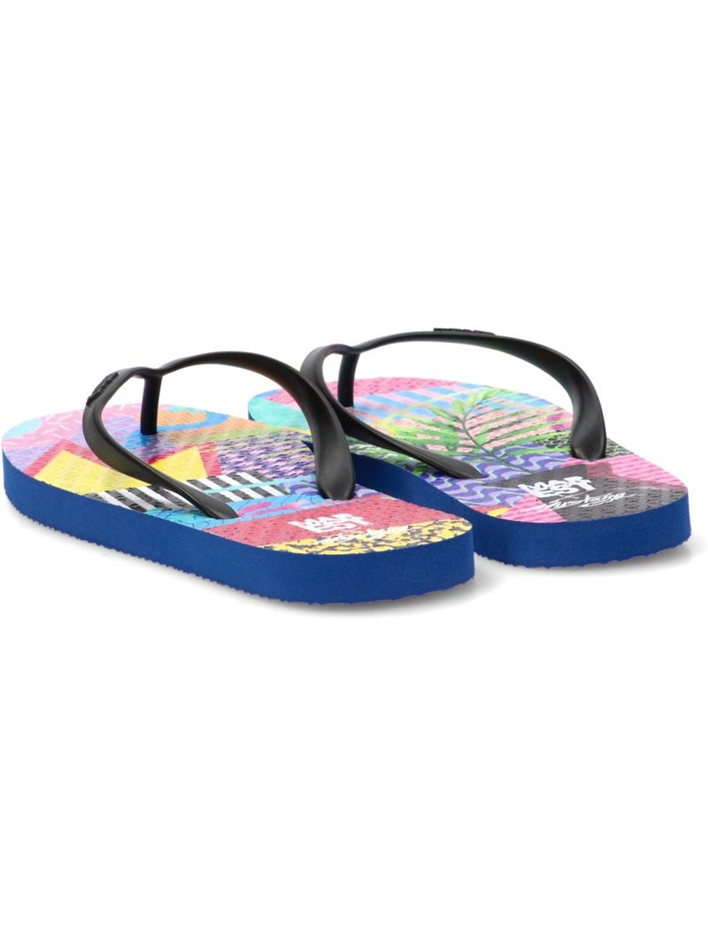Chanclas Sandalias Playa Dedo Mujer Suela Plana - Mustang Negro - Kiabi