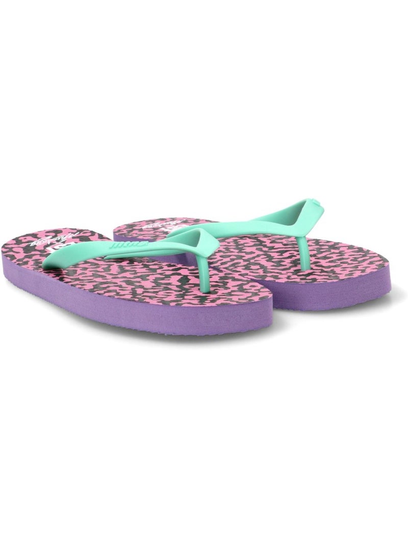 Chanclas Sandalias Playa Dedo Mujer Suela Plana - Mustang Rosa fucsia - Kiabi