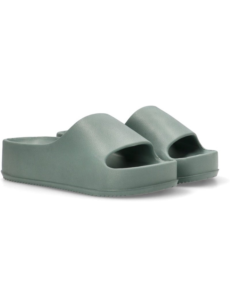 Chanclas Sandalias Playa Pala Mujer Suela Doble - Xti Verde - Kiabi