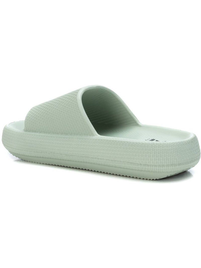 Chanclas Sandalias Playa Pala Mujer Suela Plana - Xti Verde - Kiabi