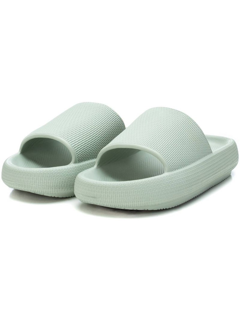 Chanclas Sandalias Playa Pala Mujer Suela Plana - Xti Verde - Kiabi