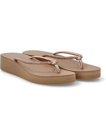 Chanclas Sandalias Playa Sandalia Playa Mujer Cuña Media - Etika