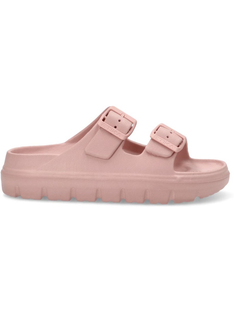 Chanclas Sandalias Playa Sandalia Playa Mujer Suela Doble - Etika Rosa - Kiabi