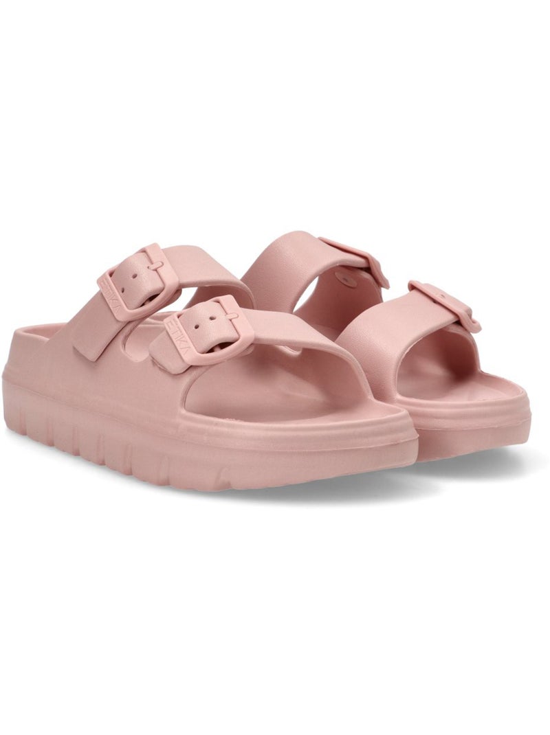 Chanclas Sandalias Playa Sandalia Playa Mujer Suela Doble - Etika Rosa - Kiabi