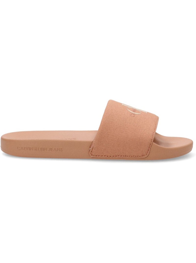 Chanclas Sandalias Playa Sandalia Playa Mujer Suela Plana - Calvin Klein Coral - Kiabi