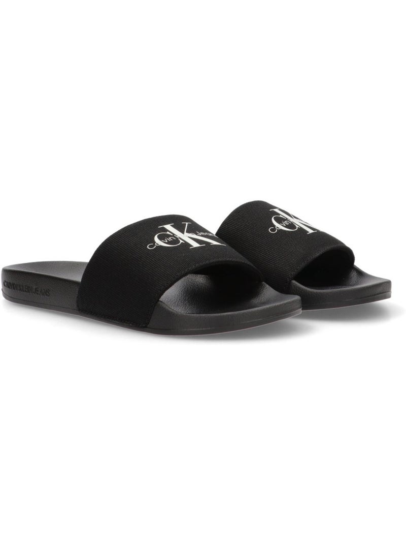 Chanclas Sandalias Playa Sandalia Playa Mujer Suela Plana - Calvin Klein Negro - Kiabi