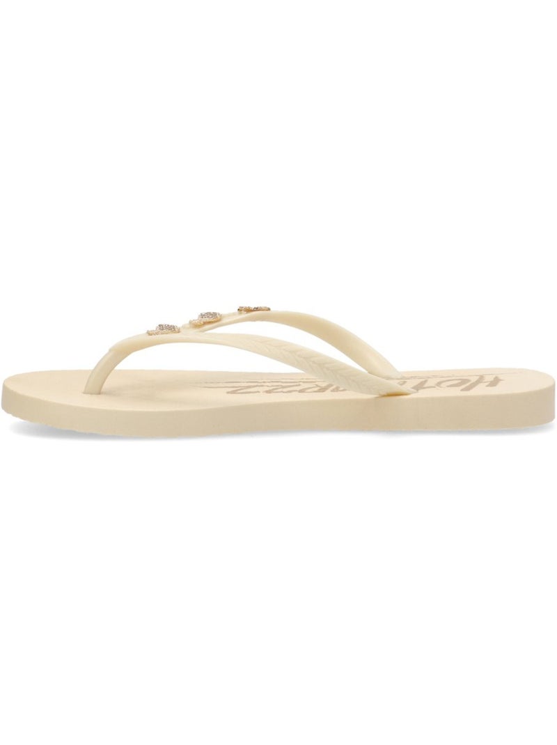 Chanclas Sandalias Playa Sandalia Playa Mujer Suela Plana - Etika Beige - Kiabi