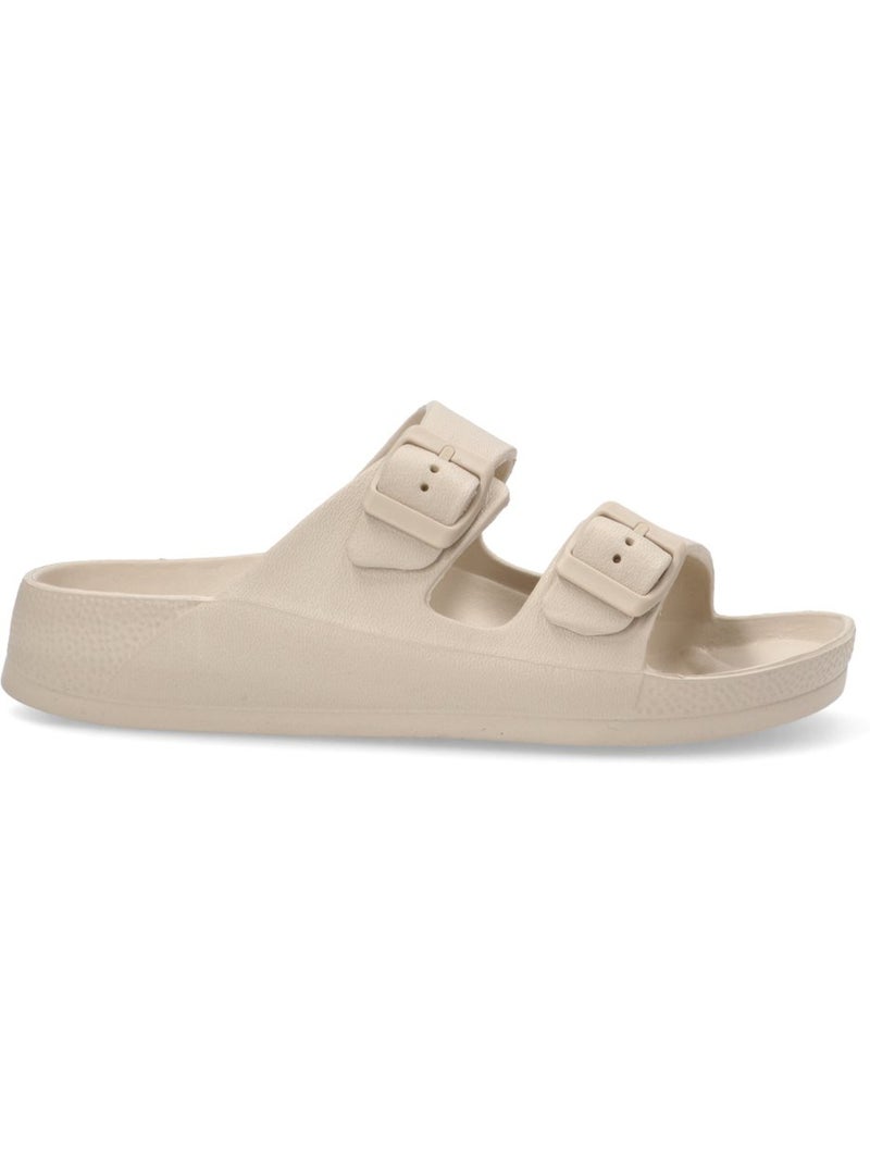 Chanclas Sandalias Playa Sandalia Playa Mujer Suela Plana - Etika Beige - Kiabi
