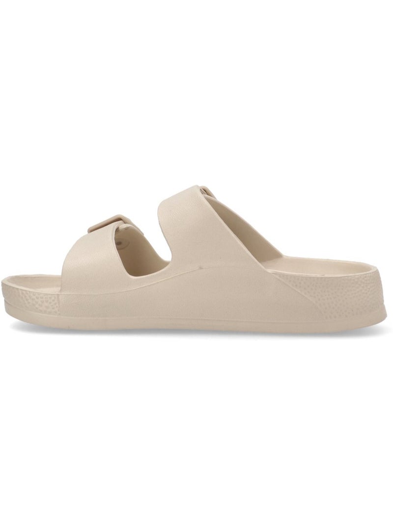 Chanclas Sandalias Playa Sandalia Playa Mujer Suela Plana - Etika Beige - Kiabi