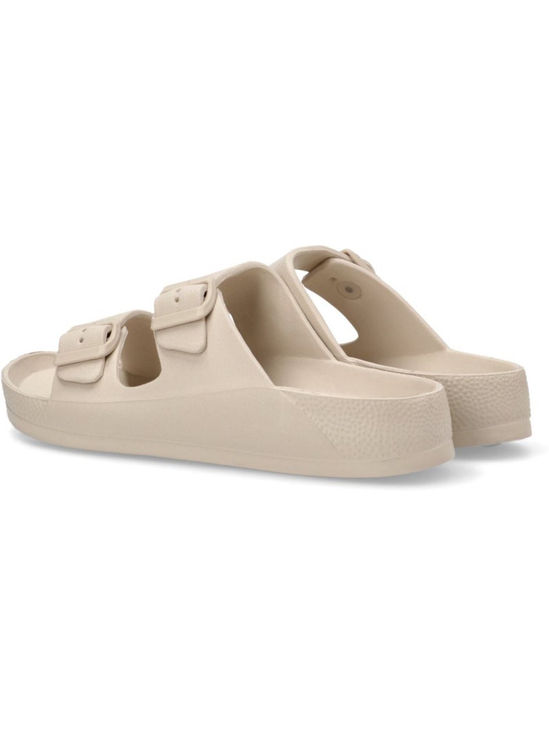 Chanclas Sandalias Playa Sandalia Playa Mujer Suela Plana - Etika Beige - Kiabi
