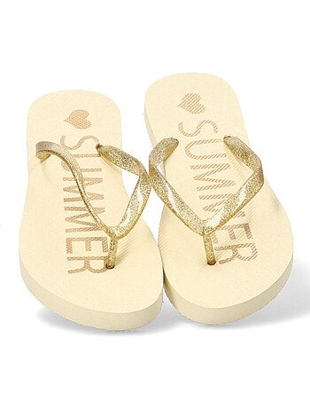 Chanclas Sandalias Playa Sandalia Playa Mujer Suela Plana - Etika