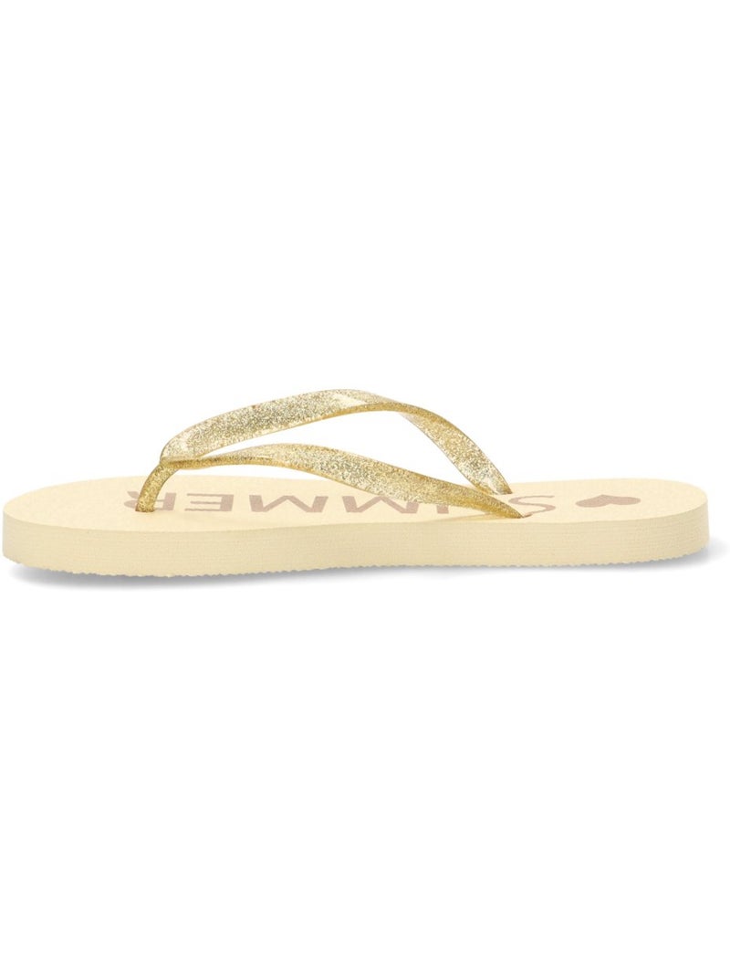 Chanclas Sandalias Playa Sandalia Playa Mujer Suela Plana - Etika Blanco - Kiabi
