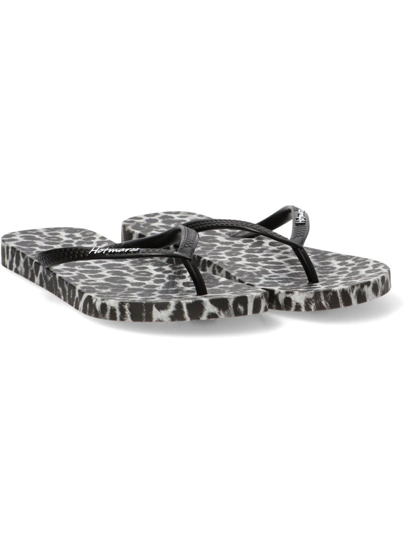 Chanclas Sandalias Playa Sandalia Playa Mujer Suela Plana - Etika Negro - Kiabi