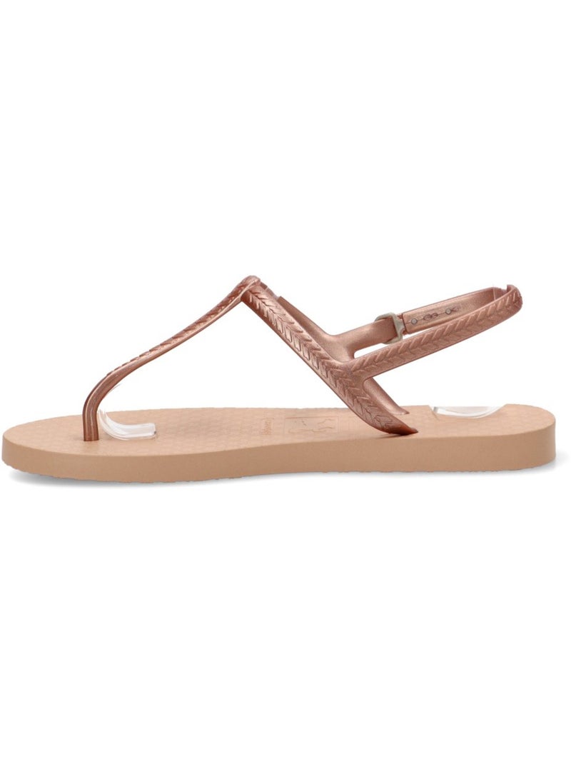 Chanclas Sandalias Playa Sandalia Playa Mujer Suela Plana - Etika Rosa - Kiabi