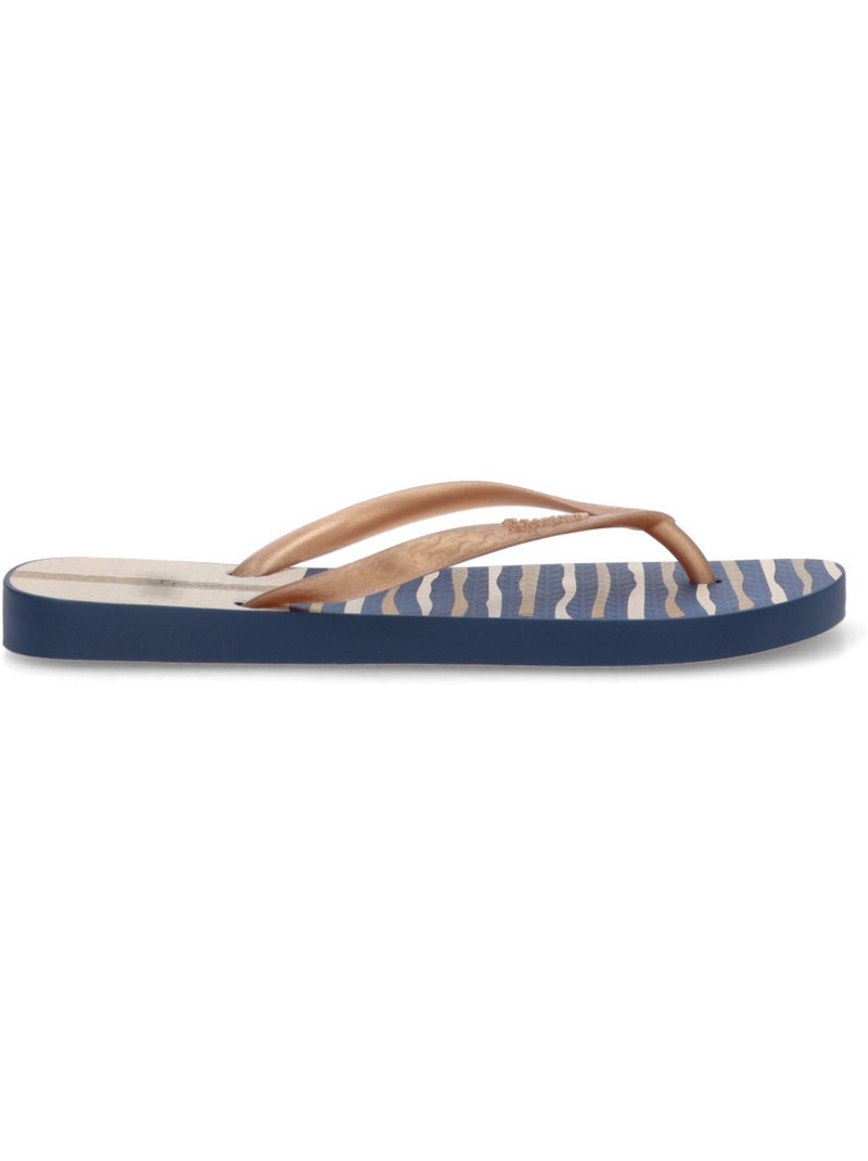 Chanclas Sandalias Playa Sandalia Playa Mujer Suela Plana - Ipanema Azul - Kiabi