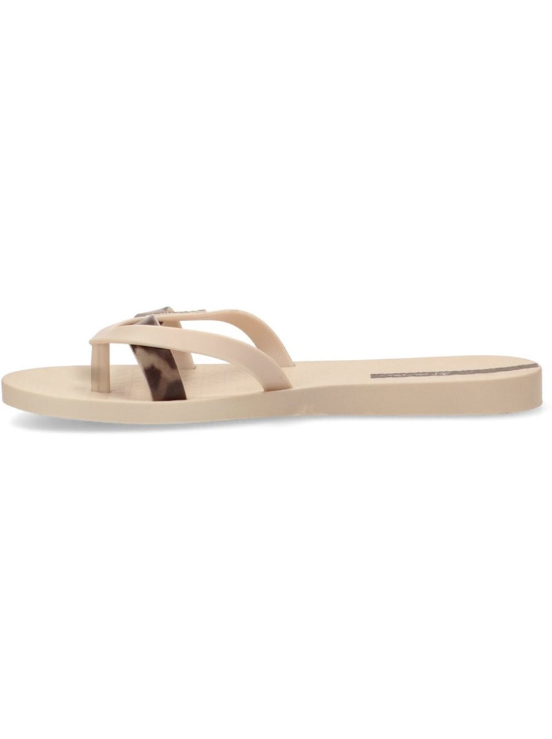 Chanclas Sandalias Playa Sandalia Playa Mujer Suela Plana - Ipanema Beige - Kiabi