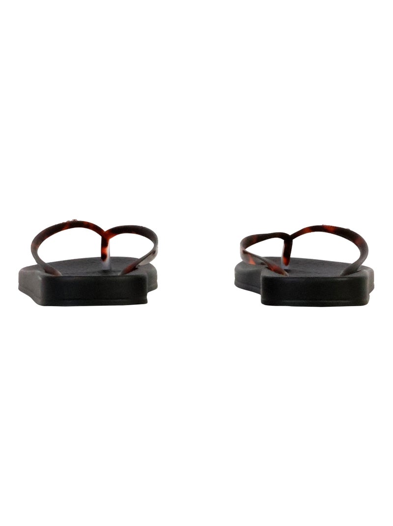 Chanclas Sandalias Playa Sandalia Playa Mujer Suela Plana - Ipanema Negro - Kiabi
