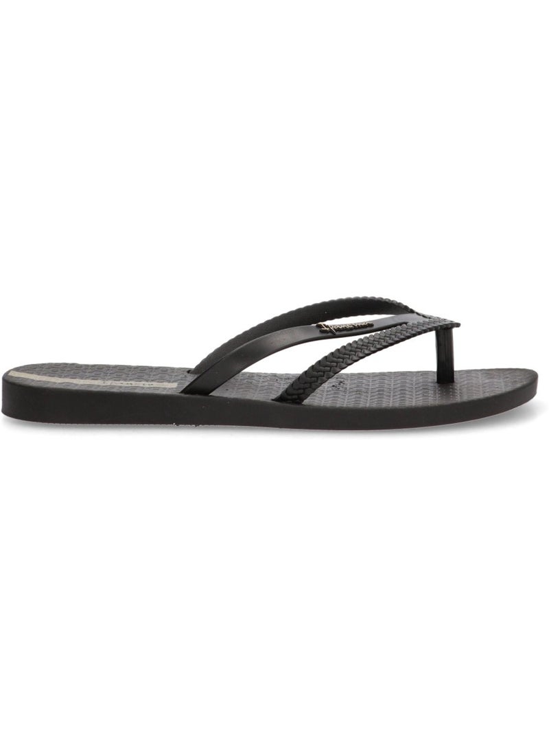 Chanclas Sandalias Playa Sandalia Playa Mujer Suela Plana - Ipanema Negro - Kiabi