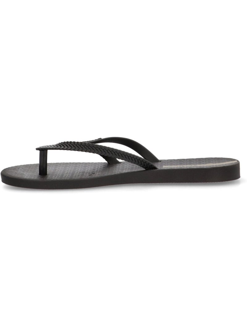 Chanclas Sandalias Playa Sandalia Playa Mujer Suela Plana - Ipanema Negro - Kiabi