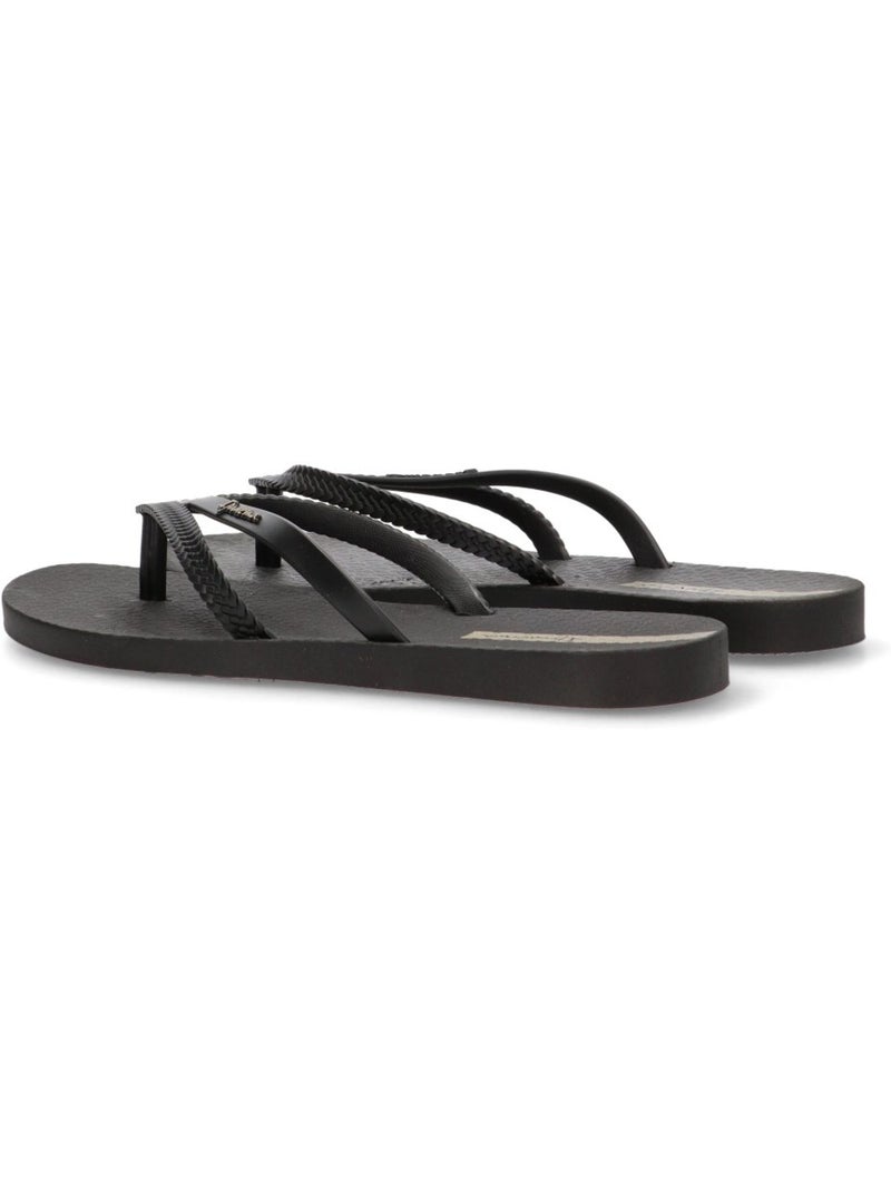 Chanclas Sandalias Playa Sandalia Playa Mujer Suela Plana - Ipanema Negro - Kiabi