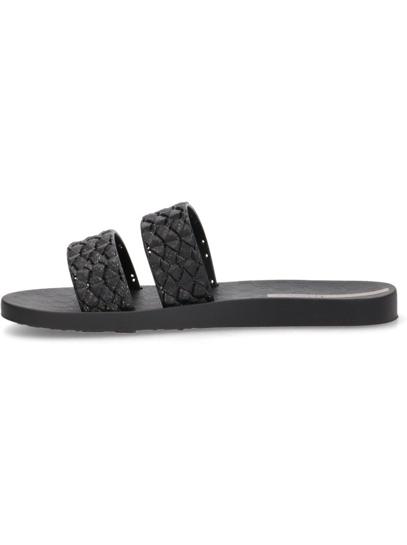 Chanclas Sandalias Playa Sandalia Playa Mujer Suela Plana - Ipanema Negro - Kiabi