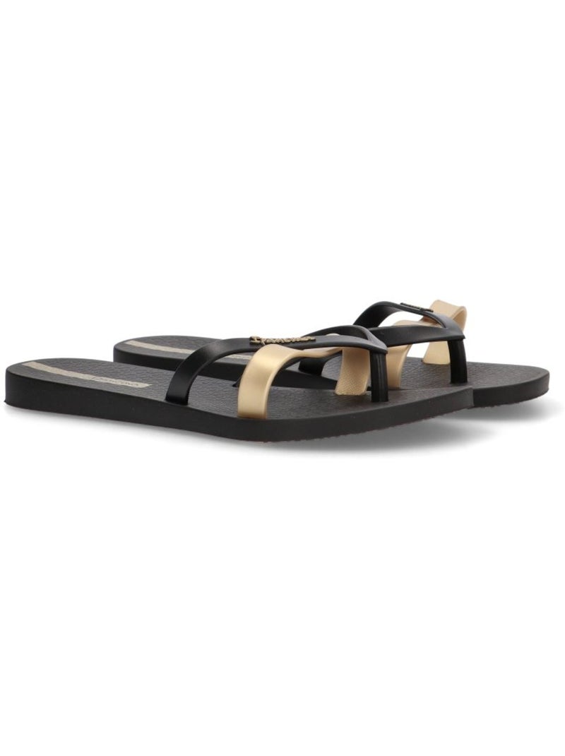 Chanclas sandalias playa sandalia playa mujer suela plana - ipanema Negro - Kiabi