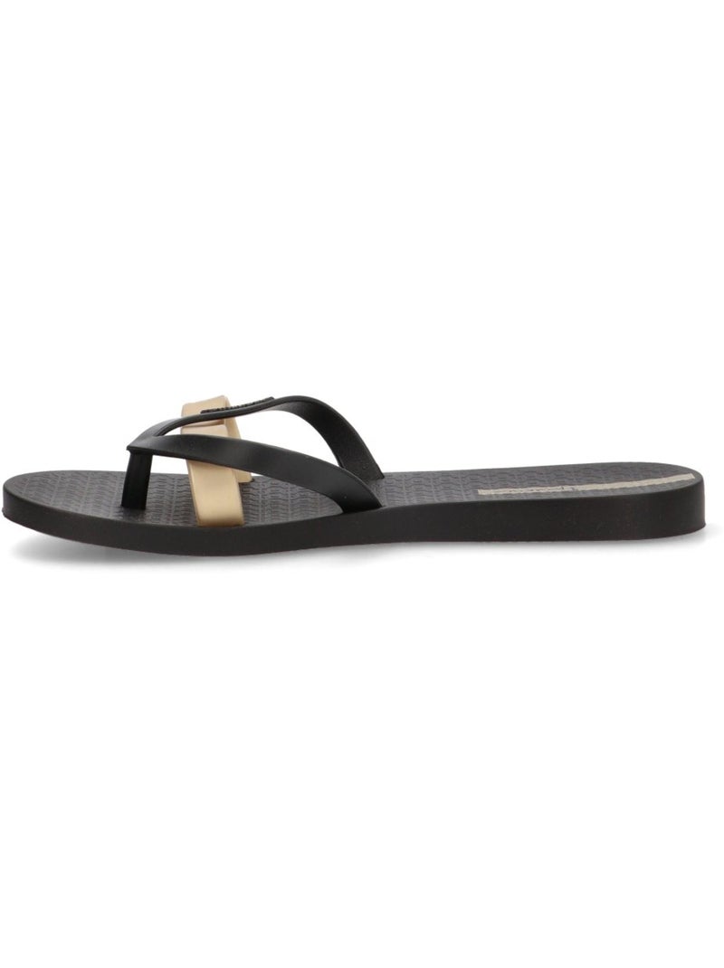 Chanclas sandalias playa sandalia playa mujer suela plana - ipanema Negro - Kiabi