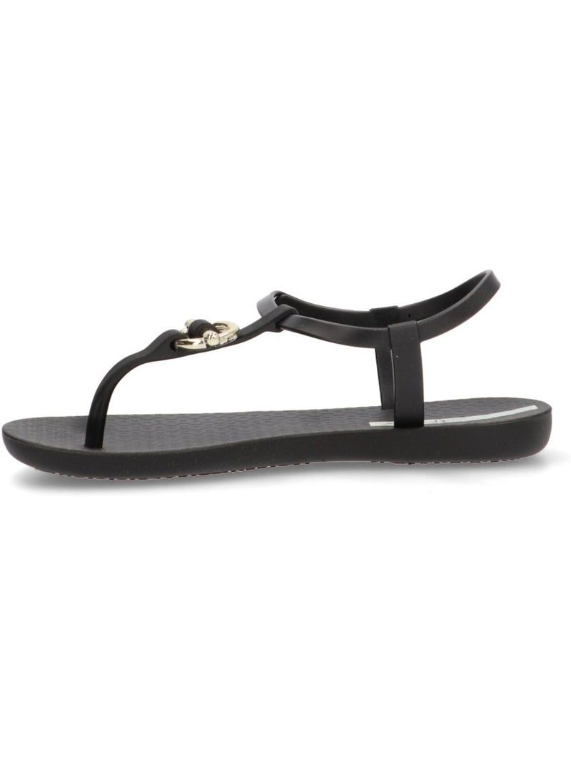 Chanclas Sandalias Playa Sandalia Playa Mujer Suela Plana - Ipanema Negro - Kiabi