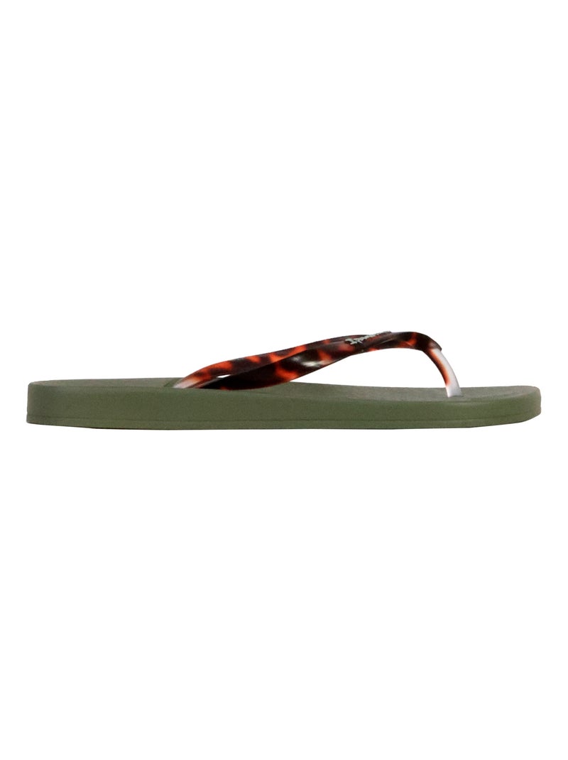 Chanclas Sandalias Playa Sandalia Playa Mujer Suela Plana - Ipanema Verde - Kiabi