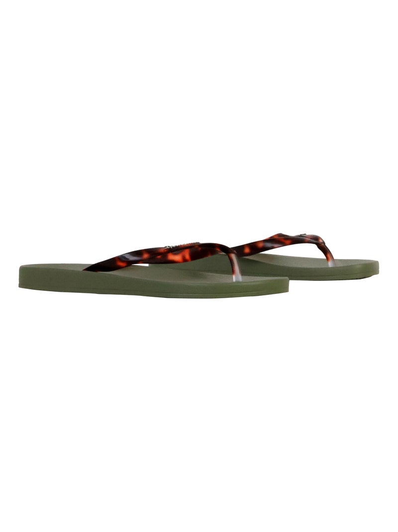 Chanclas Sandalias Playa Sandalia Playa Mujer Suela Plana - Ipanema Verde - Kiabi