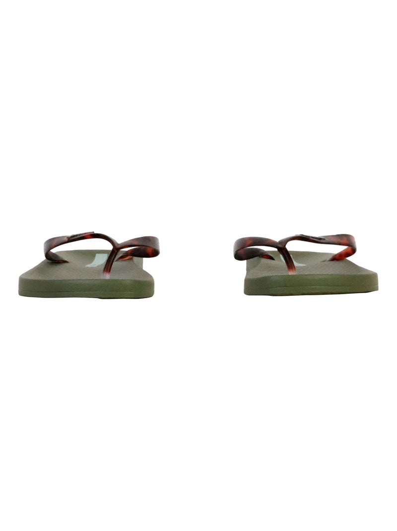 Chanclas Sandalias Playa Sandalia Playa Mujer Suela Plana - Ipanema Verde - Kiabi