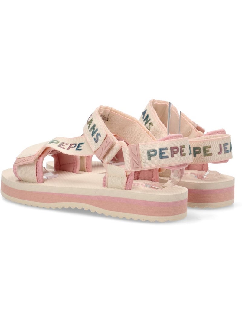 Chanclas sandalias playa sandalia playa mujer suela plana - pepe jeans Beige - Kiabi