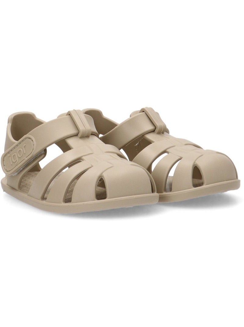 Chanclas Sandalias Playa Sandalia Playa Niña Suela Plana - Igor Beige - Kiabi