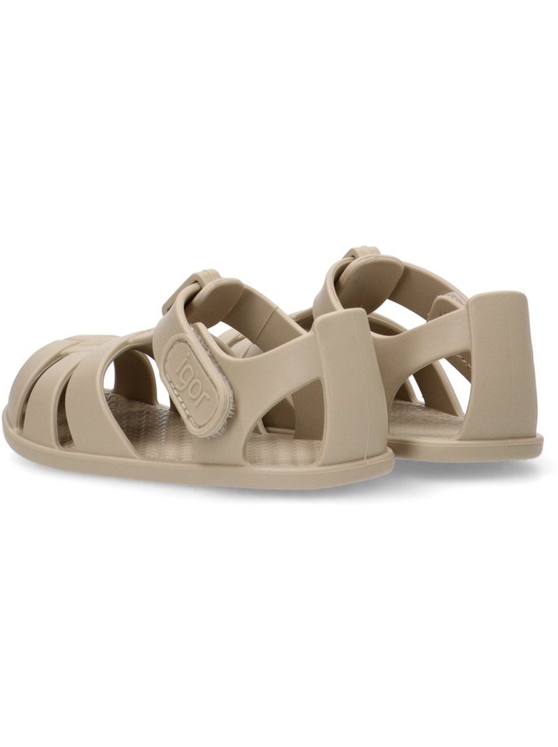 Chanclas Sandalias Playa Sandalia Playa Niña Suela Plana - Igor Beige - Kiabi