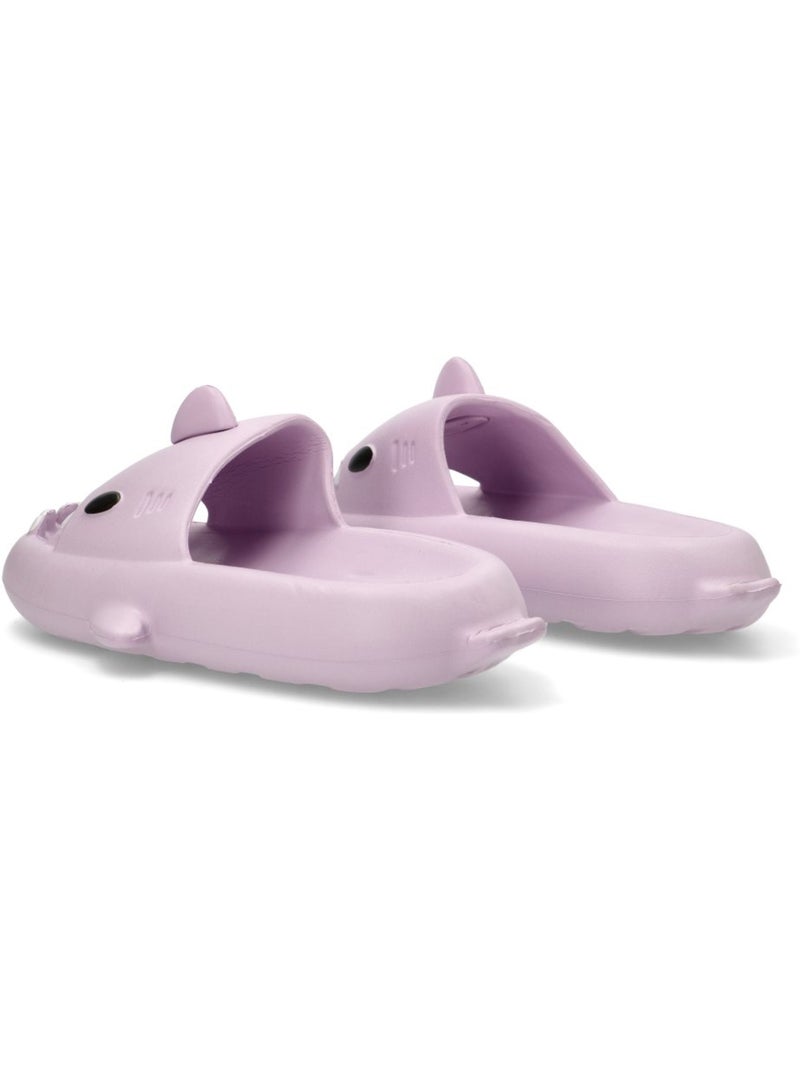 Chanclas Sandalias Playa Zueco Playa Mujer Suela Plana - Jomix Malva lila - Kiabi