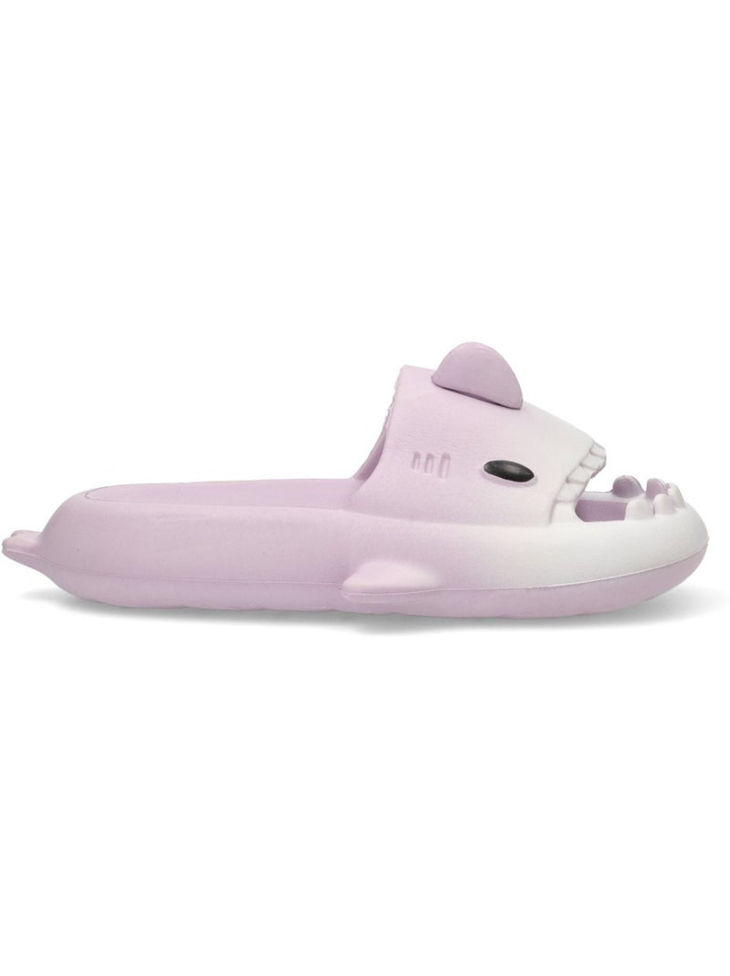 Chanclas Sandalias Playa Zueco Playa Mujer Suela Plana - Jomix Malva lila - Kiabi