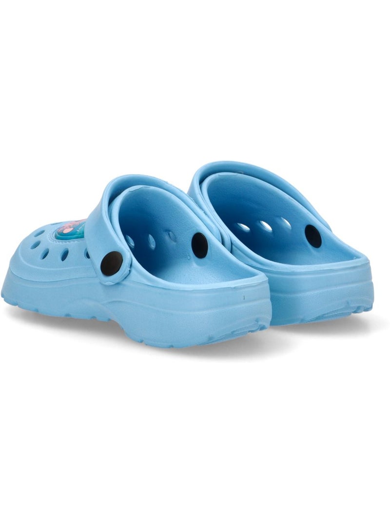 Chanclas sandalias playa zueco playa niña suela plana - luna collection Azul - Kiabi